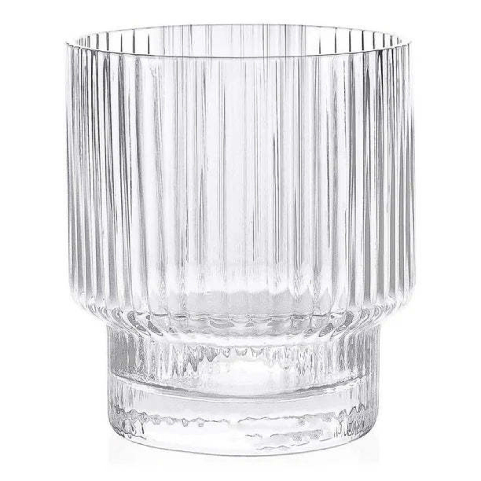 Verre à cocktail côtelé Clair