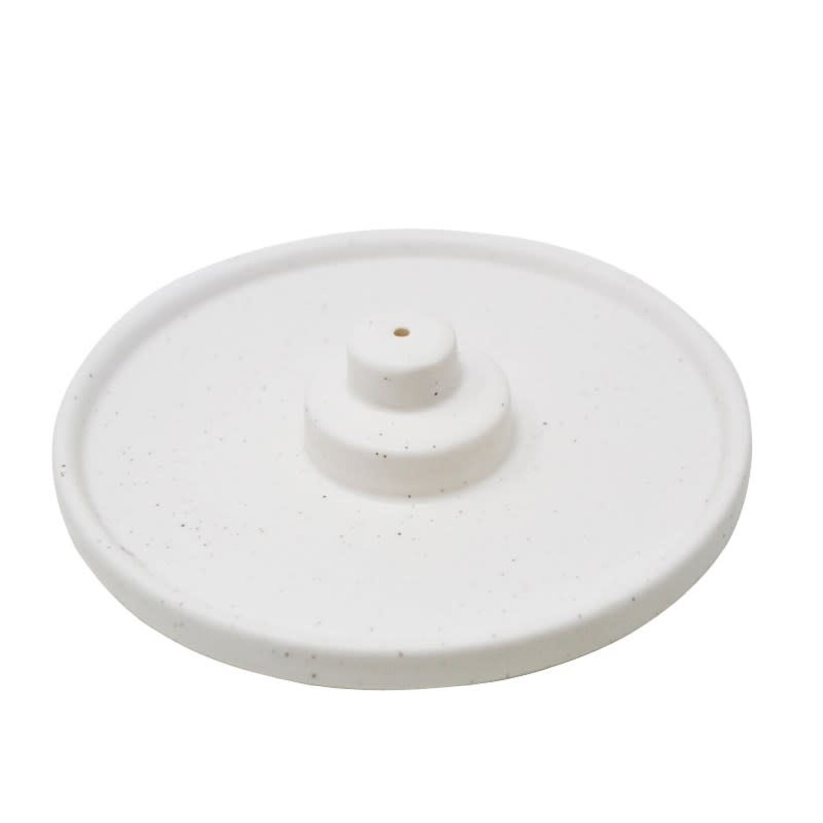 Porte-encens rond Blanc