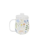 Glass teapot - Flowers