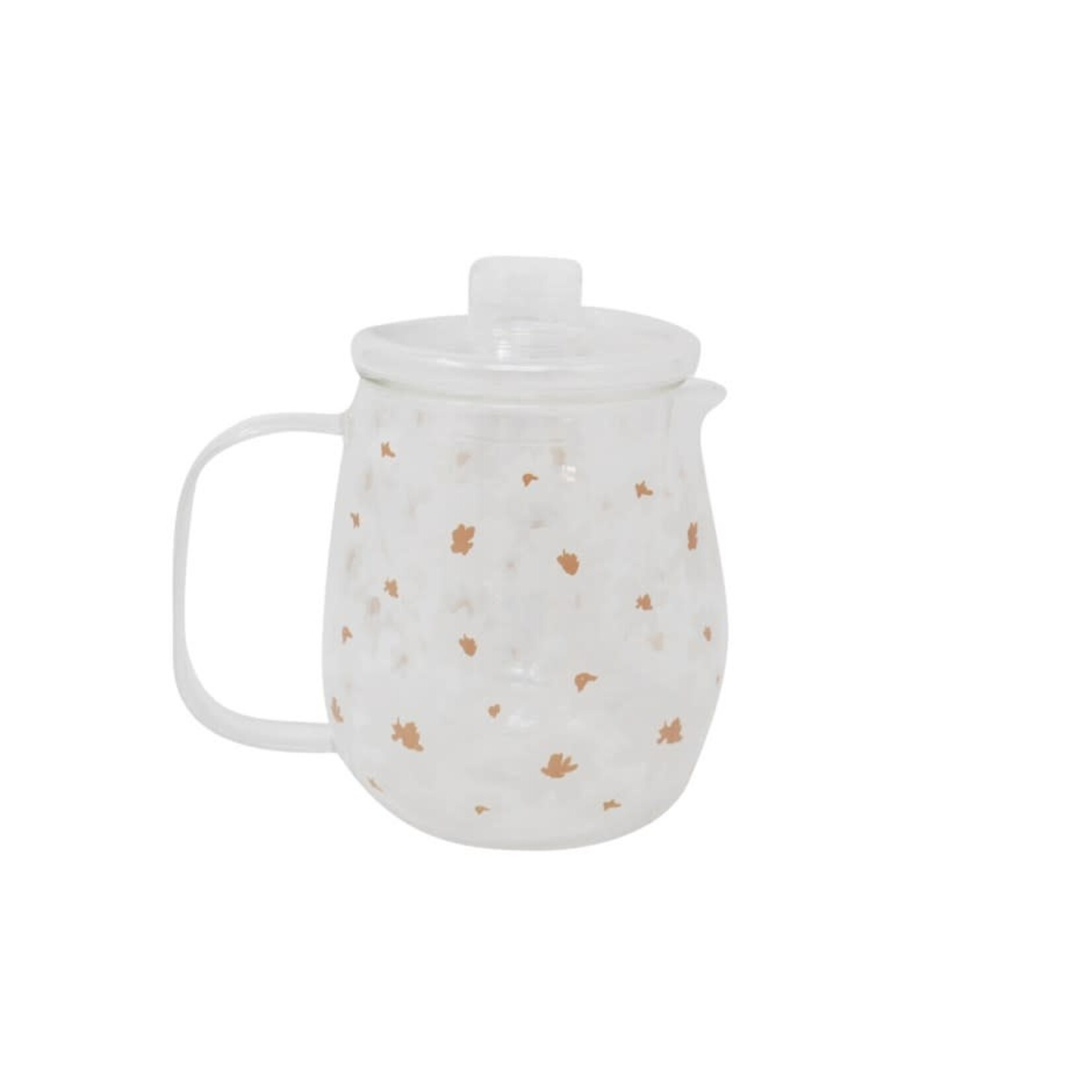 Glass teapot - Daisies