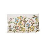 Coussin Brodé Fleurs