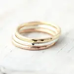 Bague Martelée