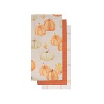 Linges (3) - Citrouilles Automnales