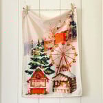 Vintage Christmas Carnival Linen