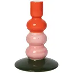 Bougeoir Rouge et rose