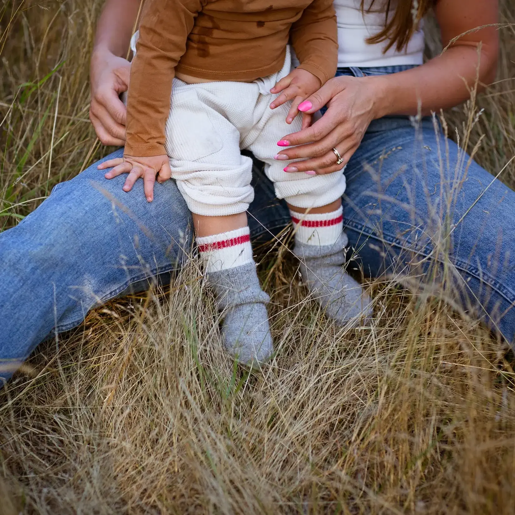Kids' wool socks Little Camper