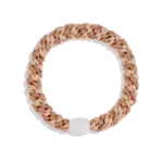 Rose Gold Glitter Hair Elastic