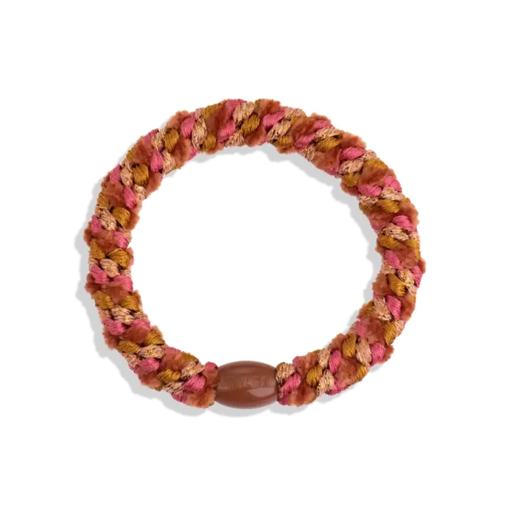 Terracotta Glitter Hair Elastic