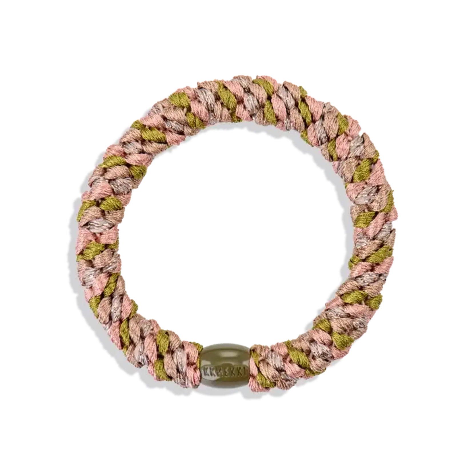 Elastique Cheveux mix Vert et Rose