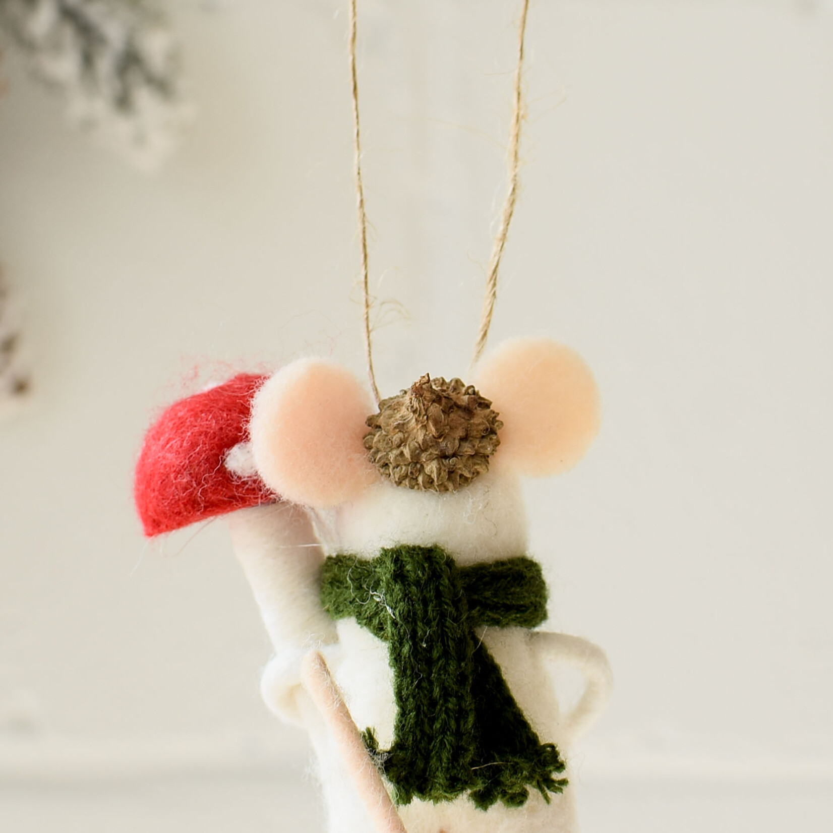 Ornement Souris - Franklin Champignon