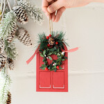 Ornement Porte rouge