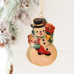Retro snowman ornament