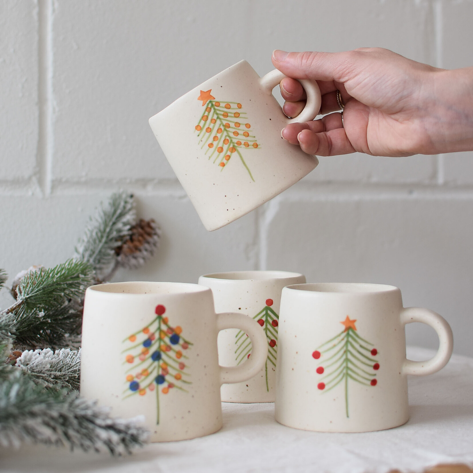 Christmas tree mug