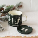 Skiers Mug with lid