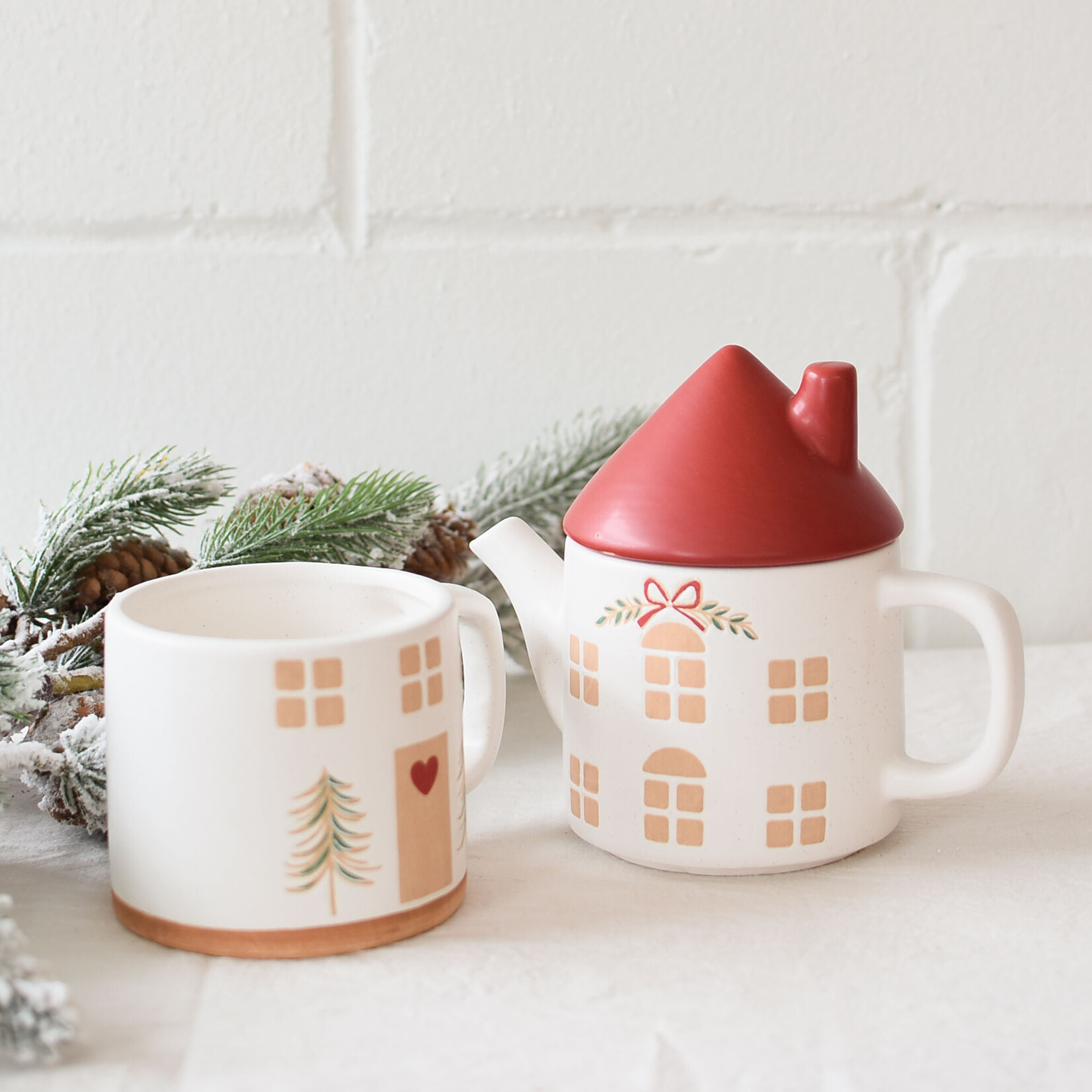 Duo tasses thé Happy Home