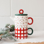 Duo tasses thé Holly Stacked