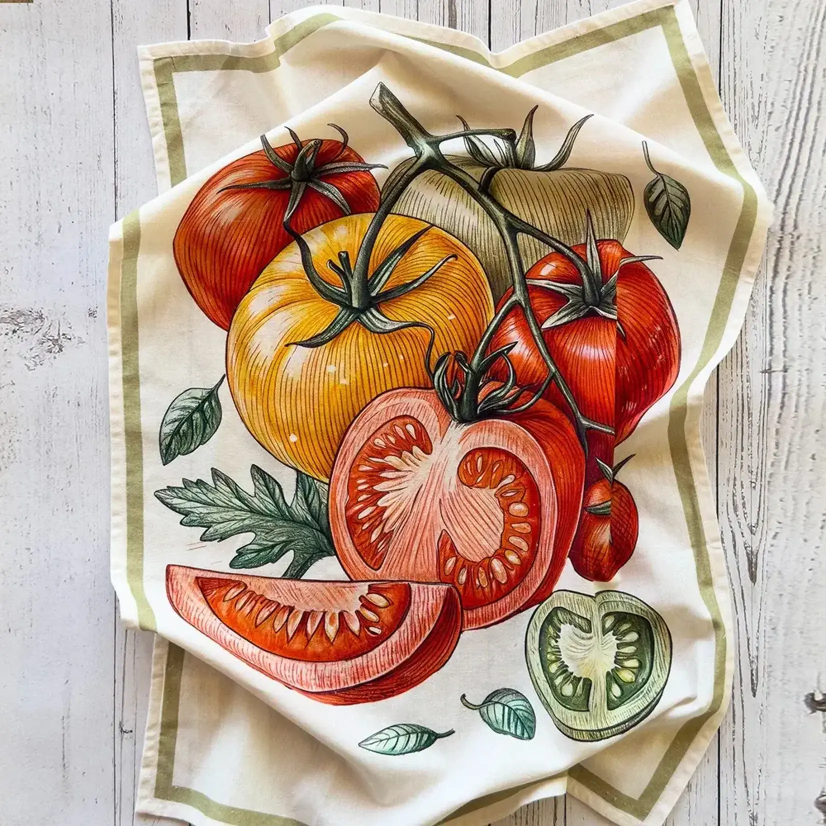 Linge vintage tomates