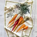 Vintage carrots  kitchen towel