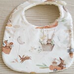 Cotton bib Rabbits Adventures