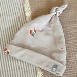 Bonnet bébé coton Renard Hiver