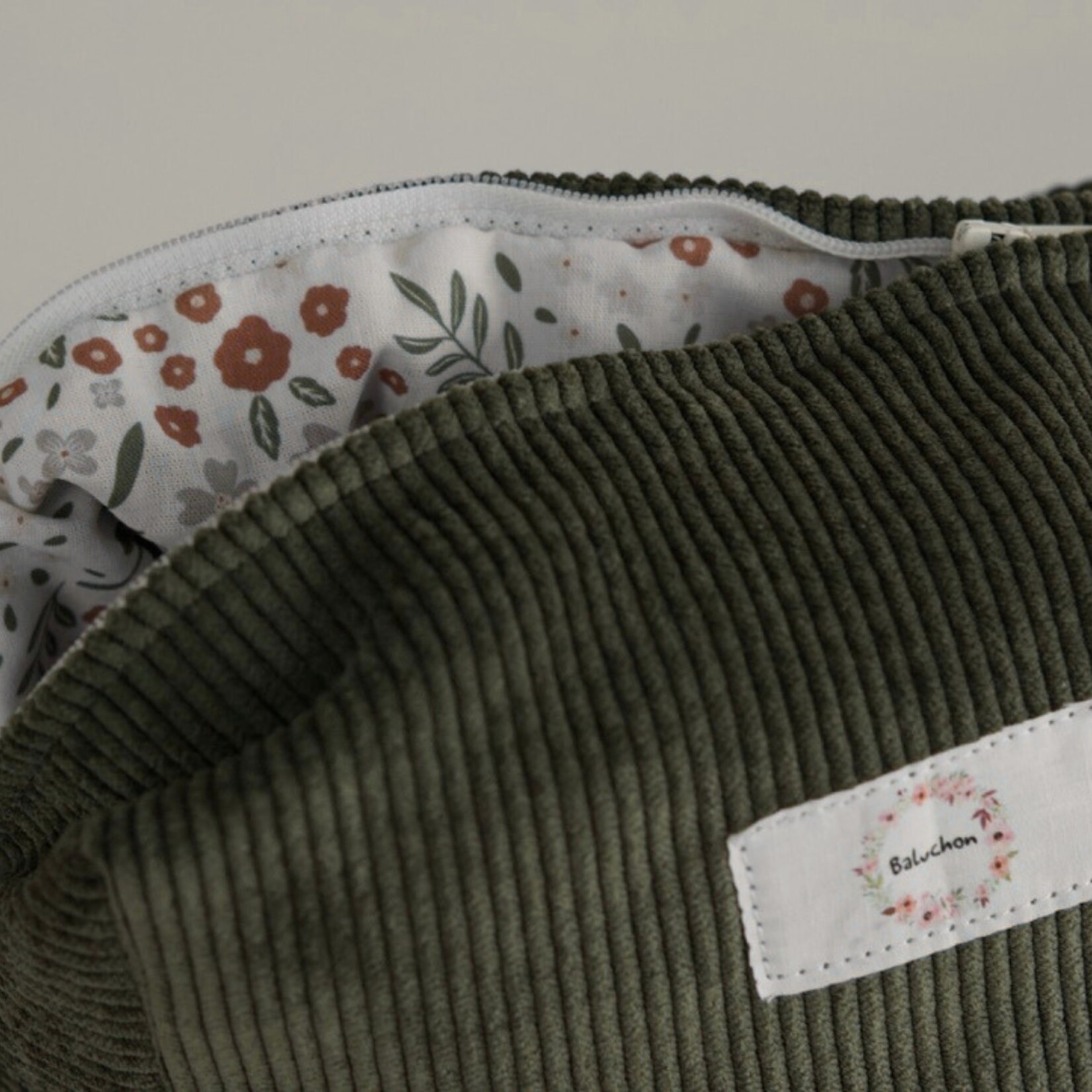 Trousse Corduroy cotelé