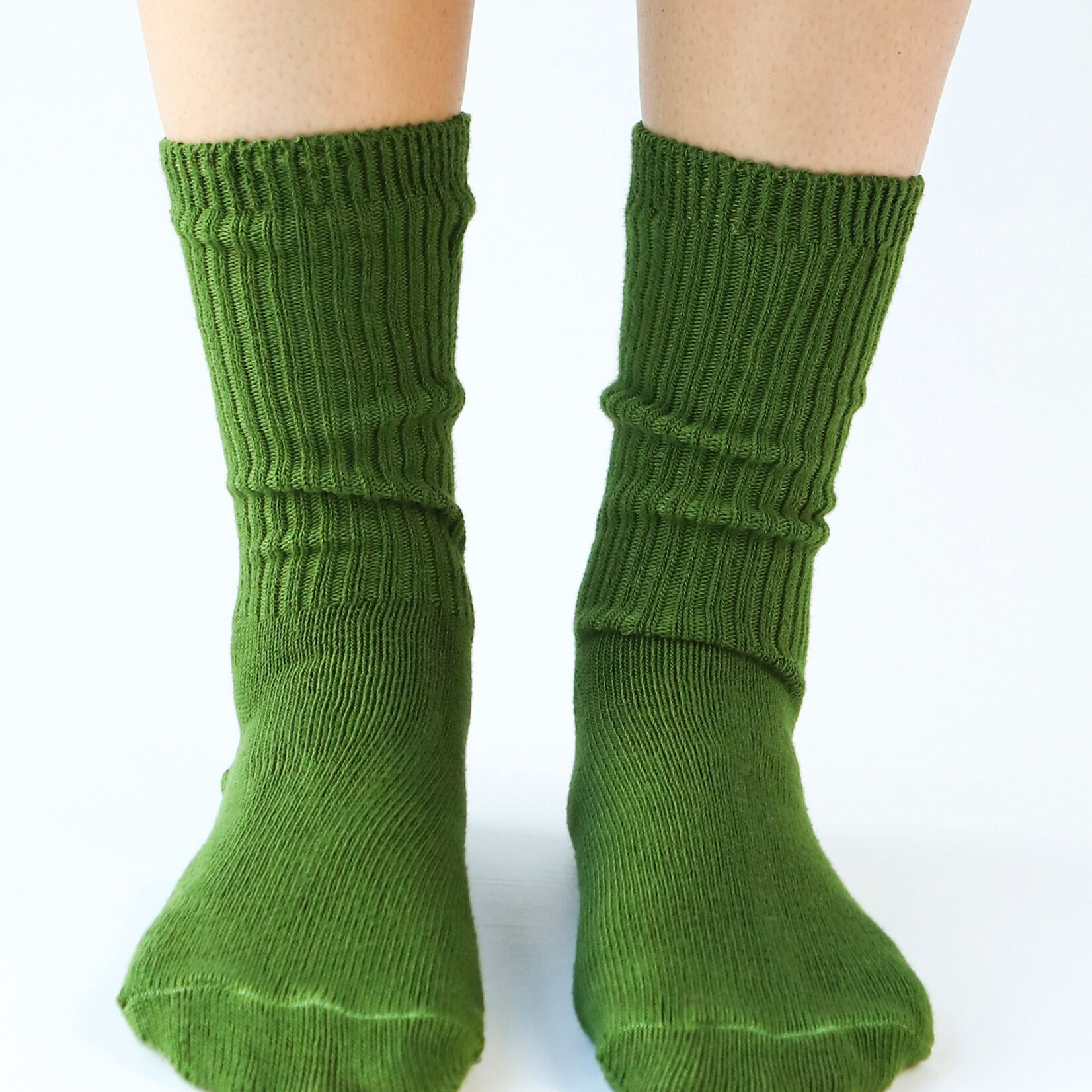 Cotton Socks Moss