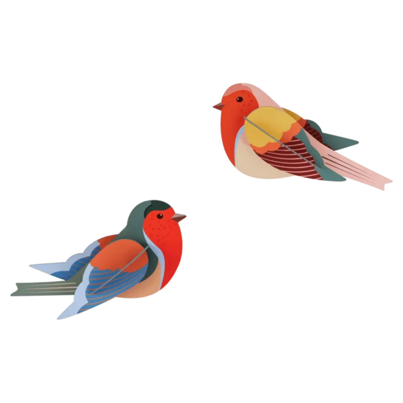 3D Wall Art Kit – Robins