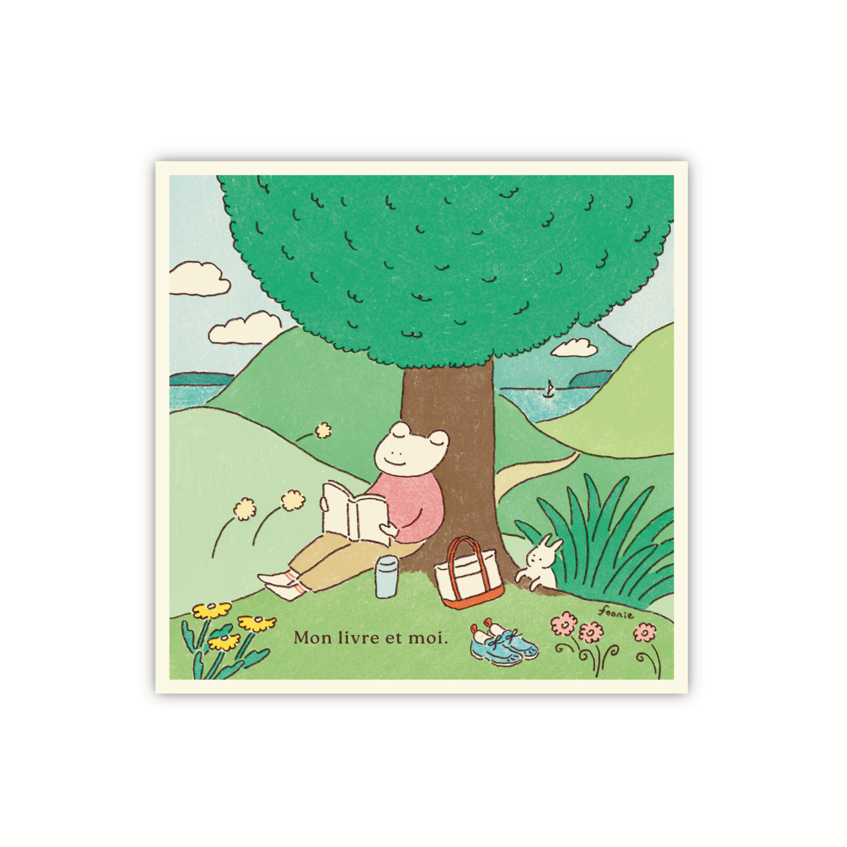 Autocollant Mon livre et moi