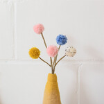 Fleur en laine - Chardon