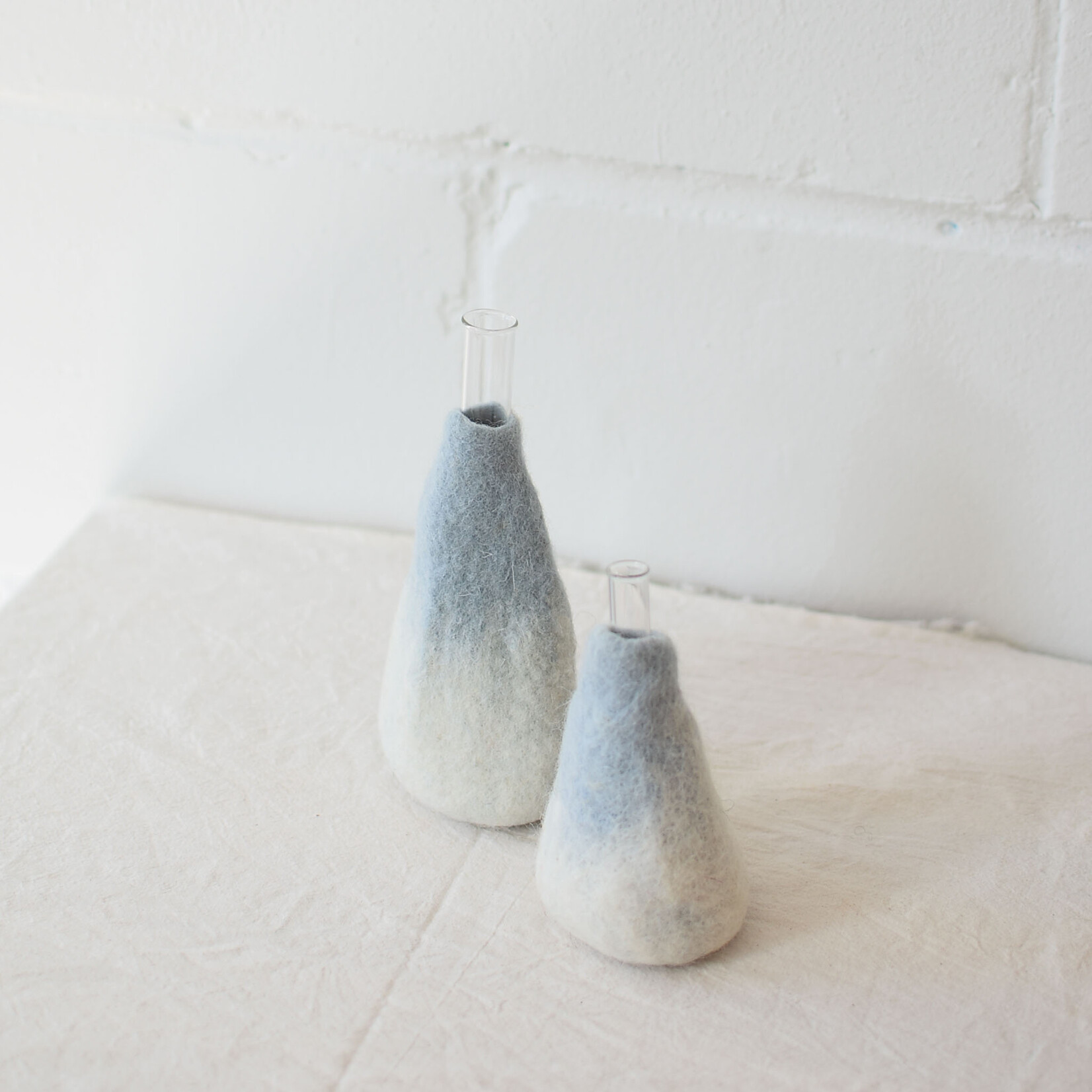 Vase en laine
