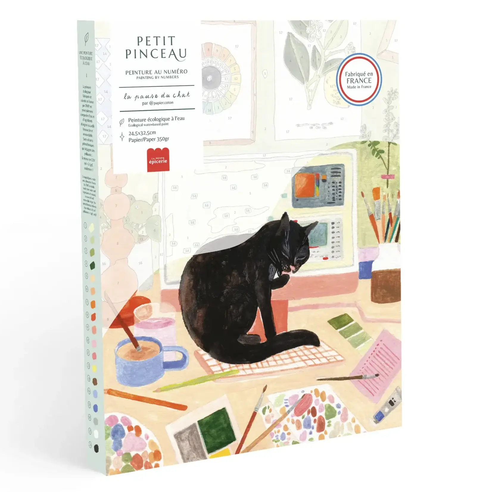 Coffret peinture au numéro - Pause du chat