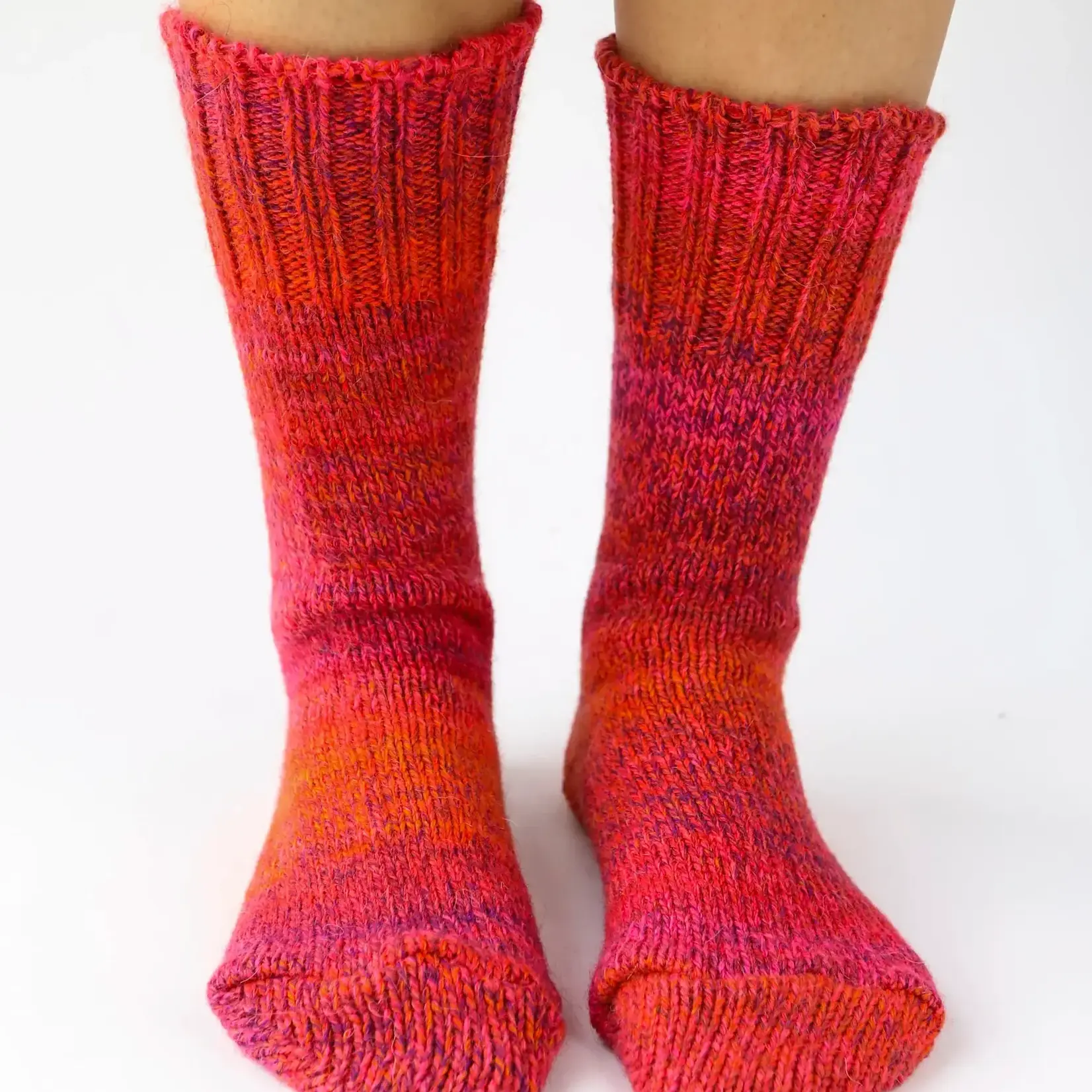 Sunday sock - Pomegranate