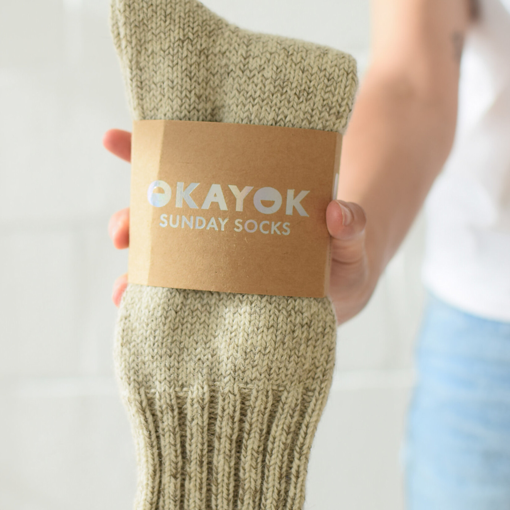 Sunday socks Wool Wheat