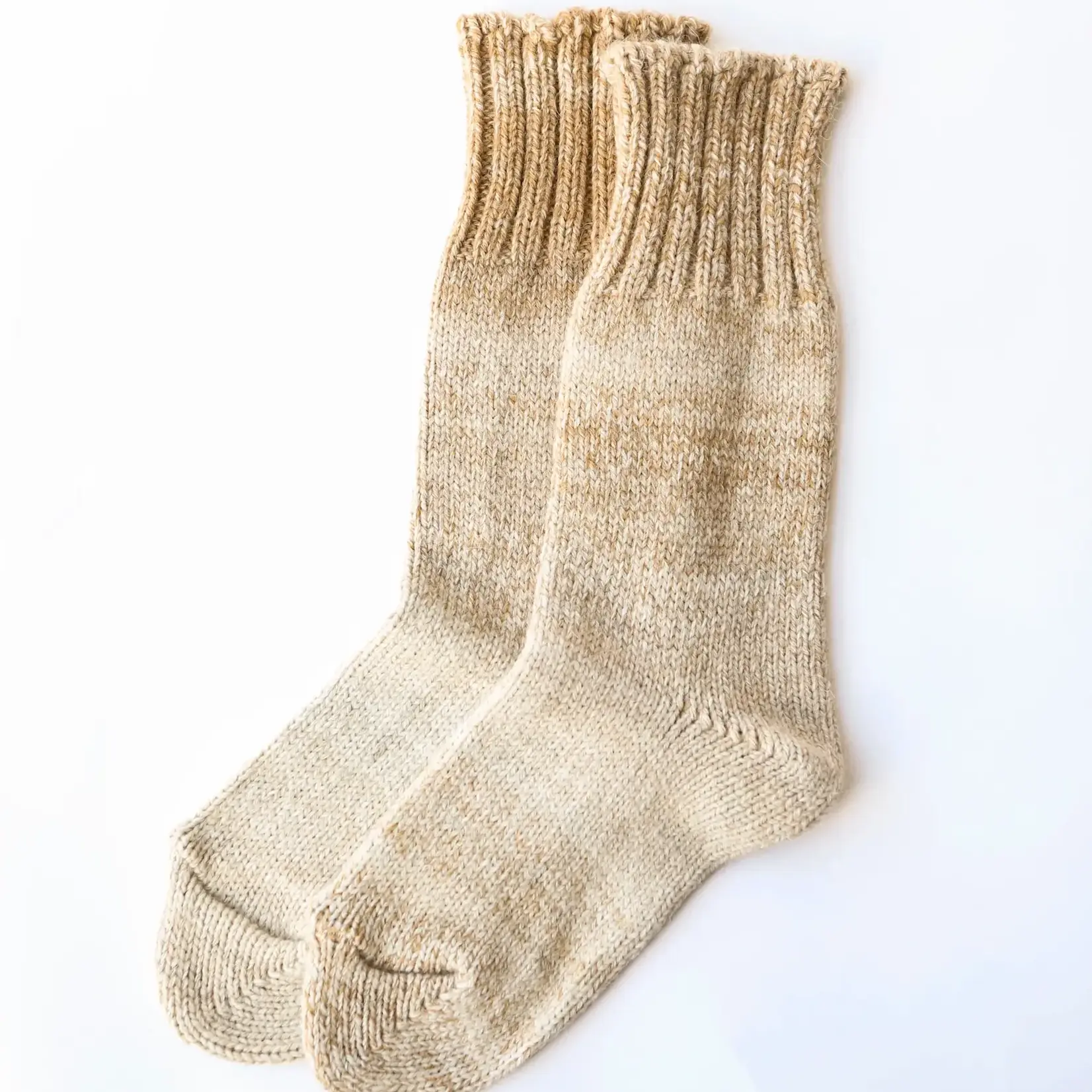 Sunday socks Wool Wheat