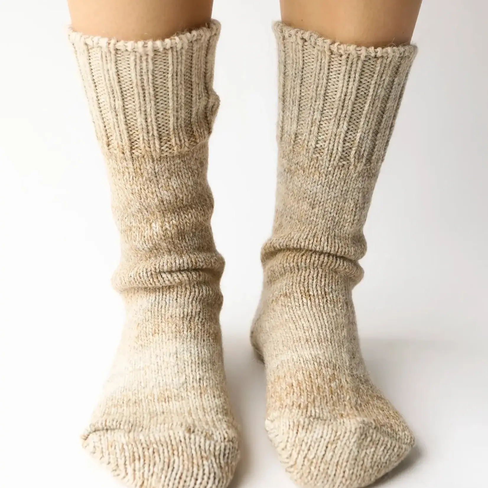 Sunday socks Wool Wheat