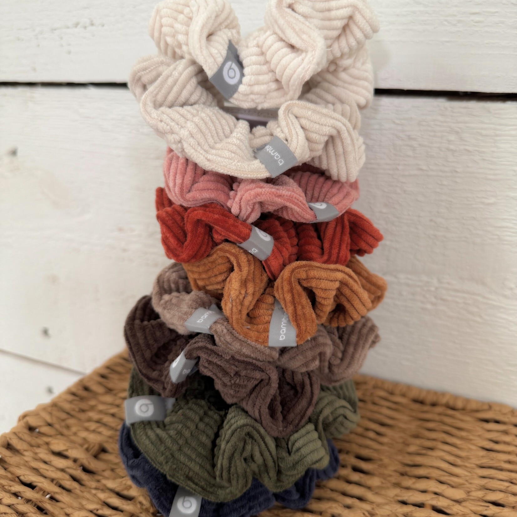 Corduroy scrunchie - small