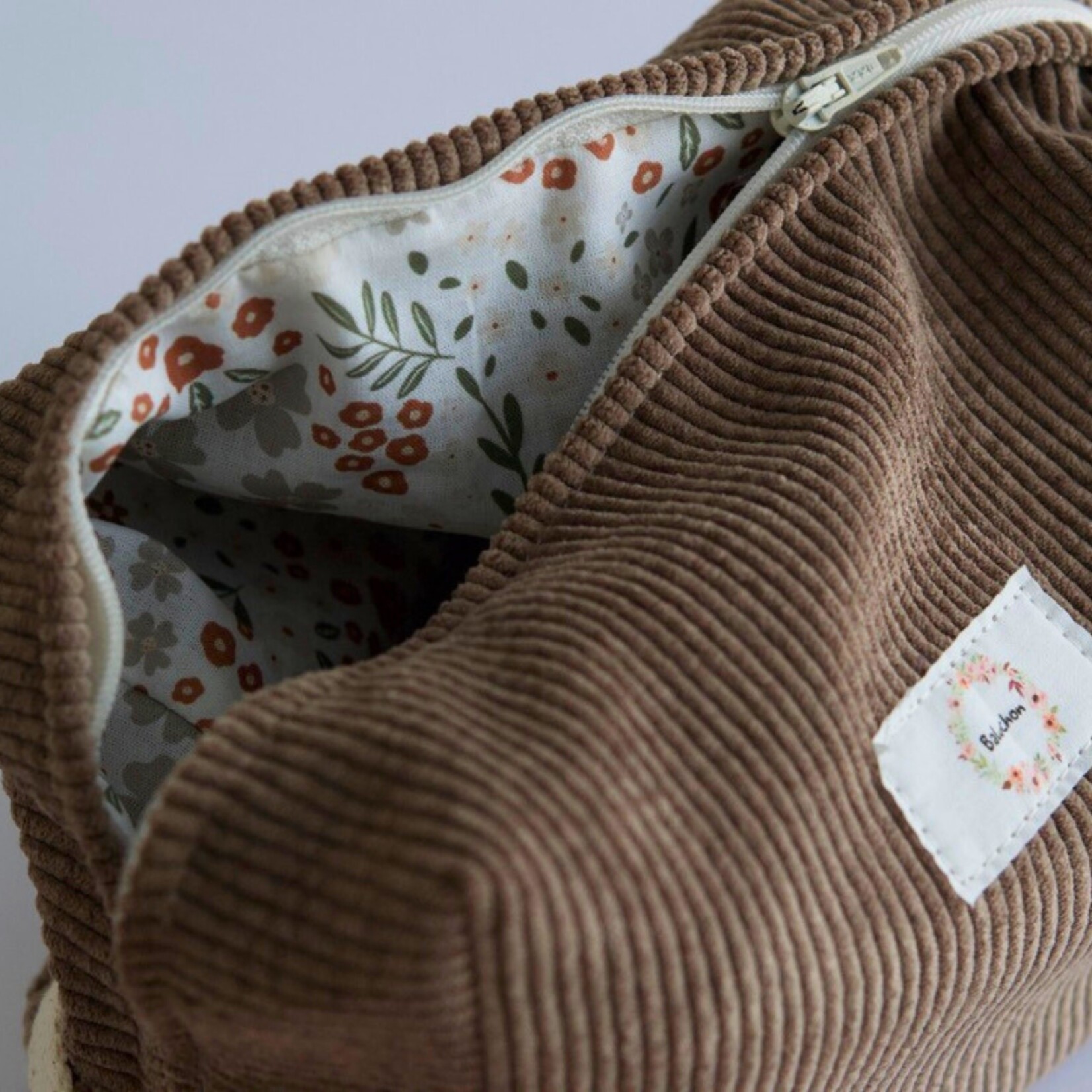 Ribbed Corduroy Pouch