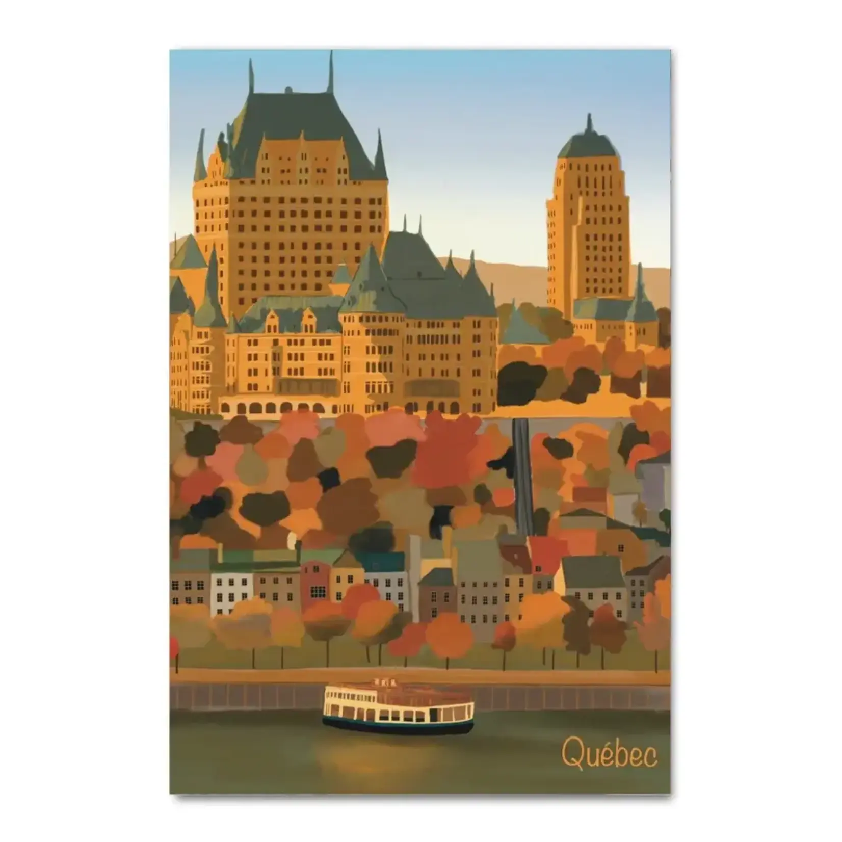 Postcard Québec City