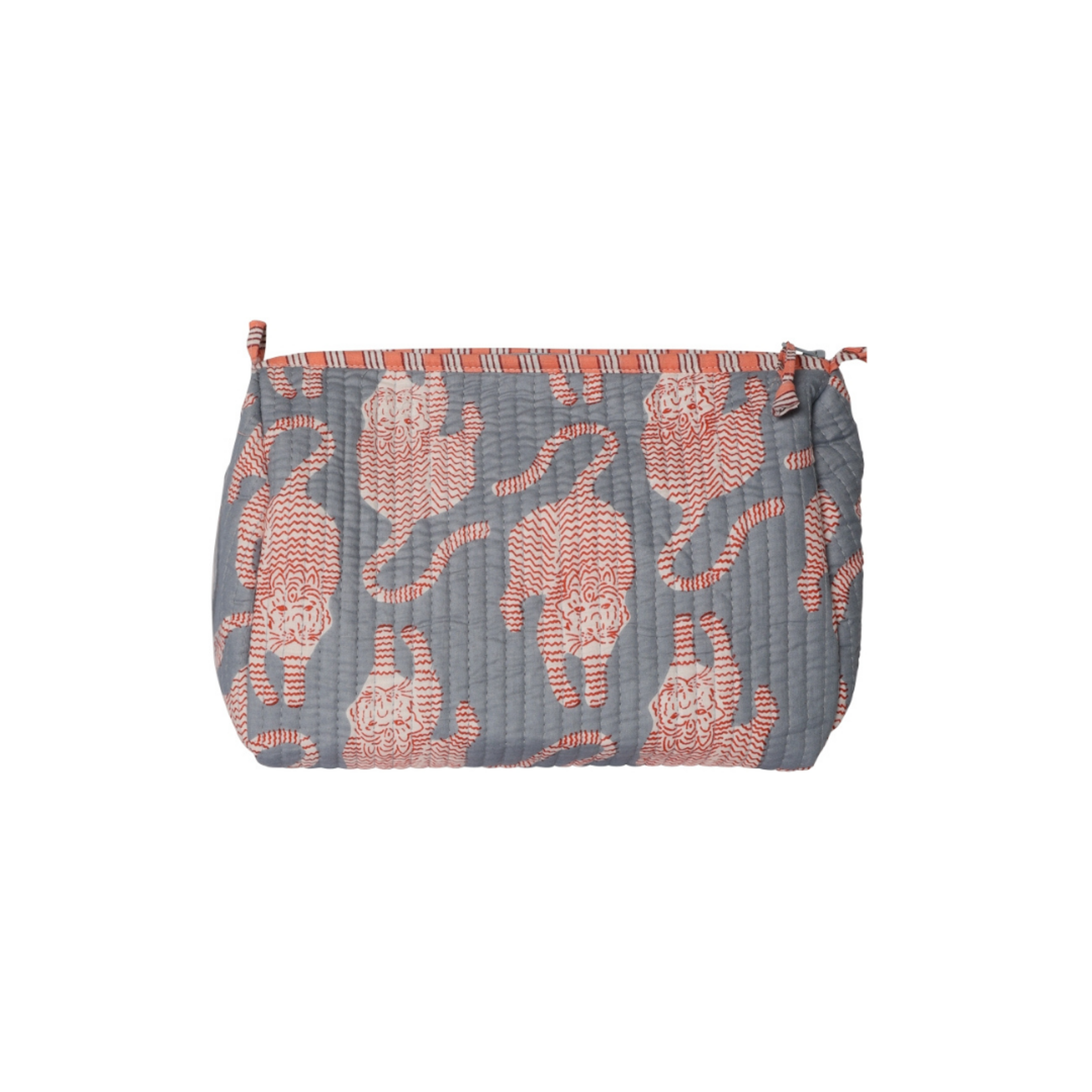 Tiger Print Cosmetic Bag