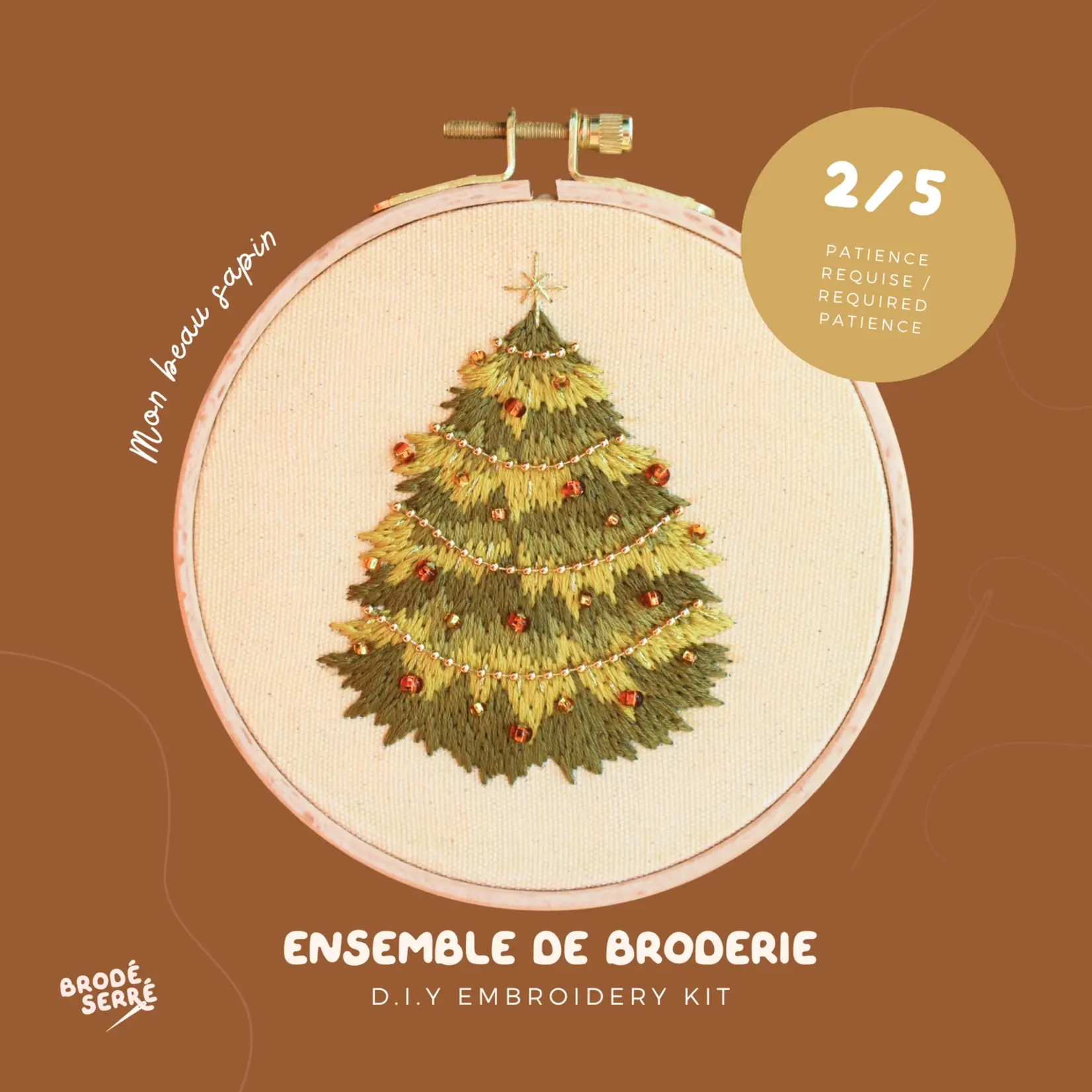 Kit Broderie - Mon beau sapin