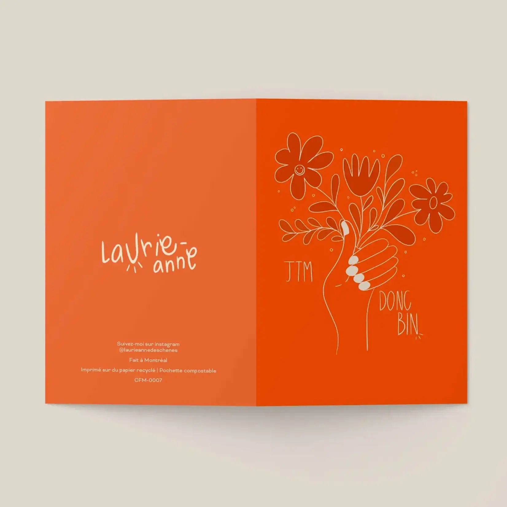 Greeting card - Jtm donc bin