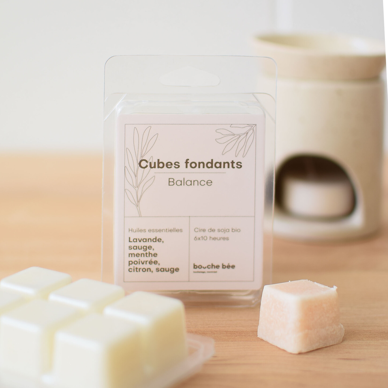 Soy wax melt cubes
