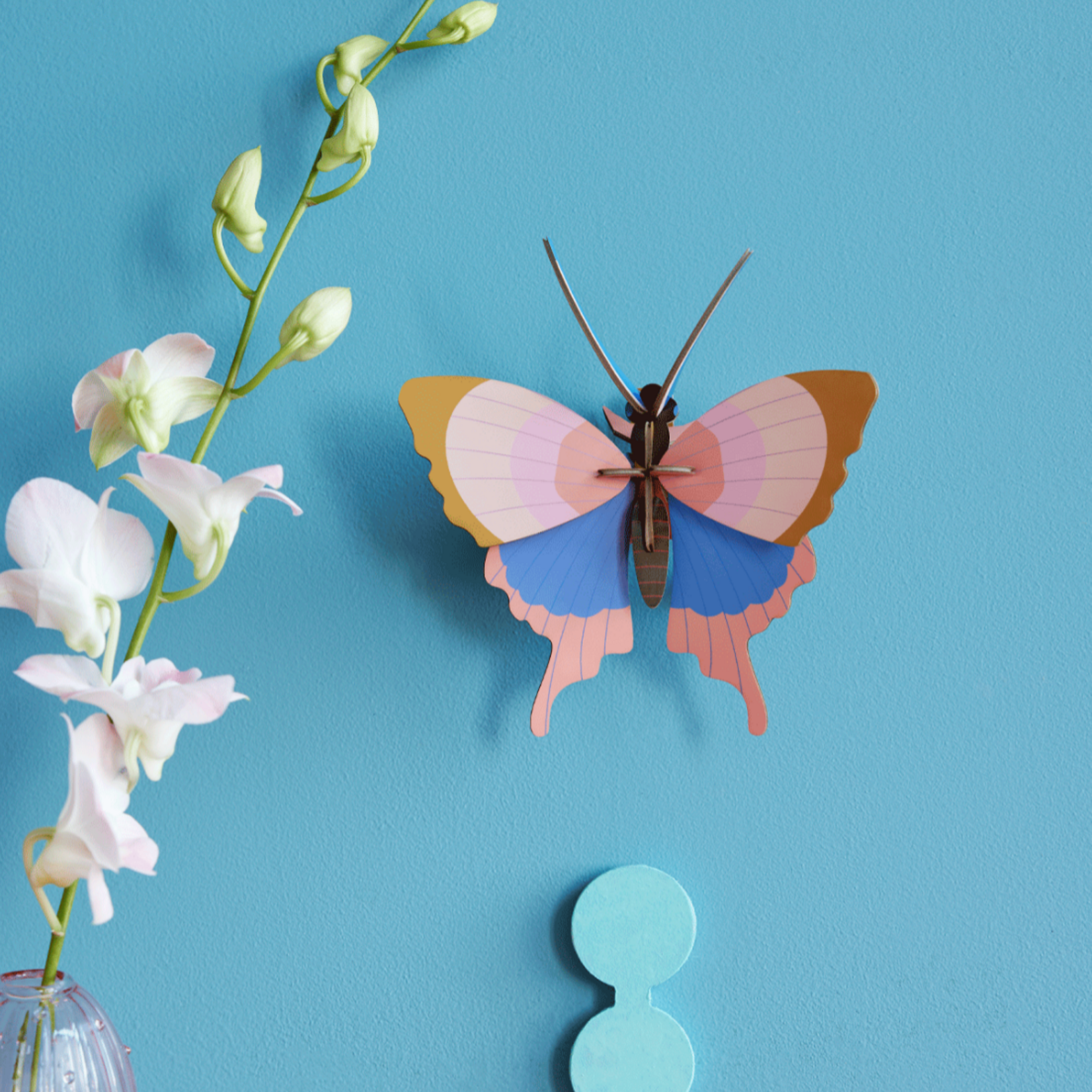 3D Kit - Butterfly with Gold Border