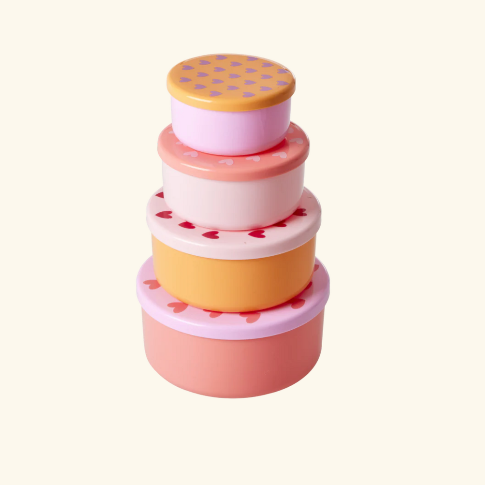 Set of 4 Hearts boxes