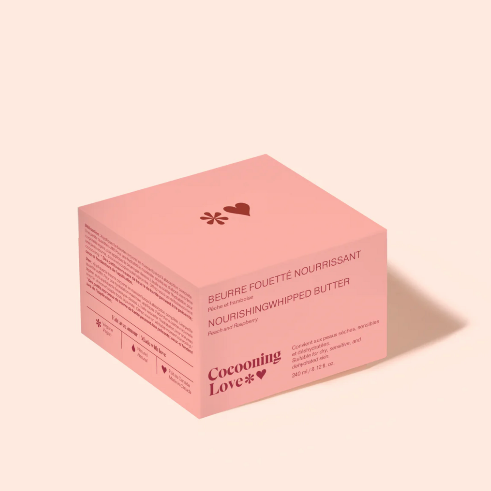 Peach & Raspberry Whipped Butter