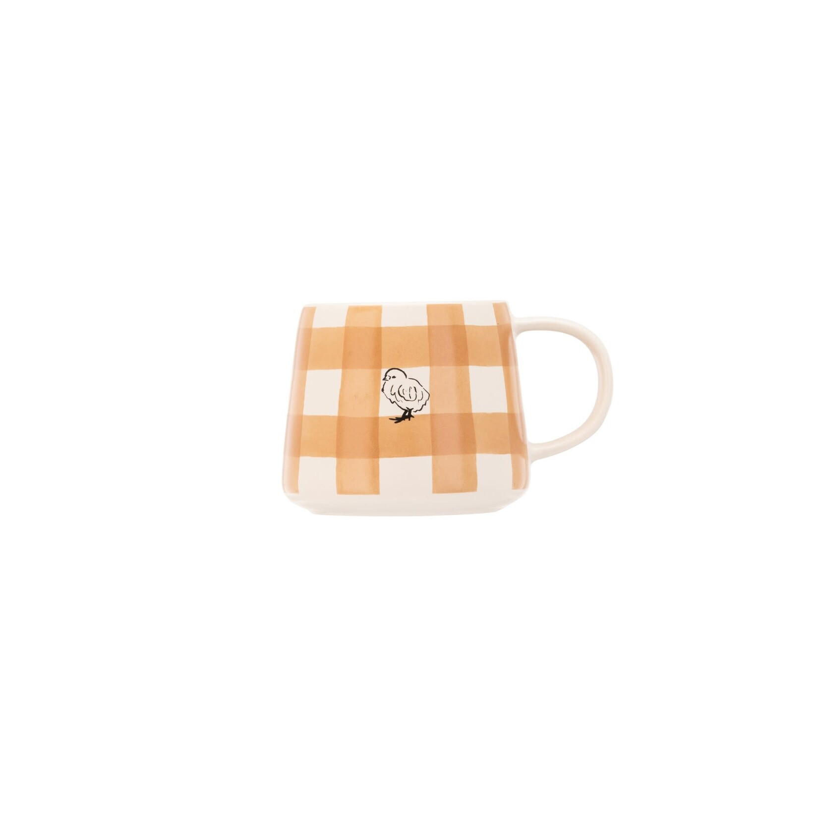 Mini Chick checkered mug