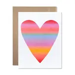 Hartland Cards Card - Gradient Neon Heart
