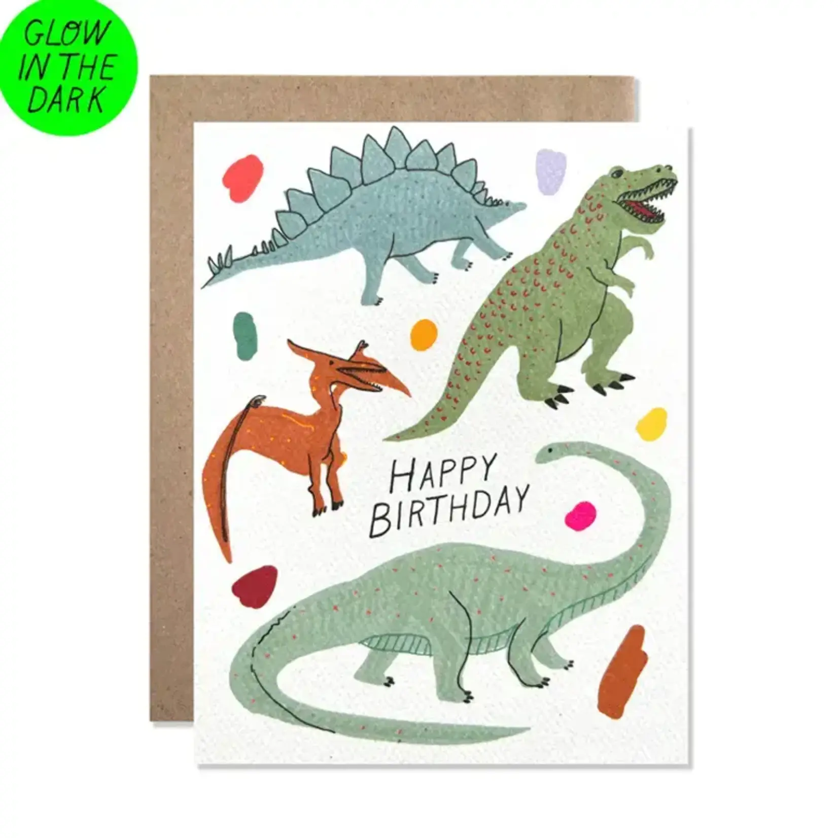Hartland Cards Greeting card - Glow-in-the-dark Dinosaurs