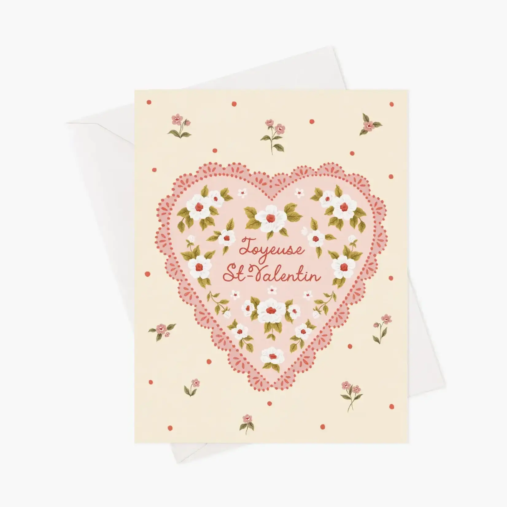 Greeting card - Happy Valentine's Day (french)