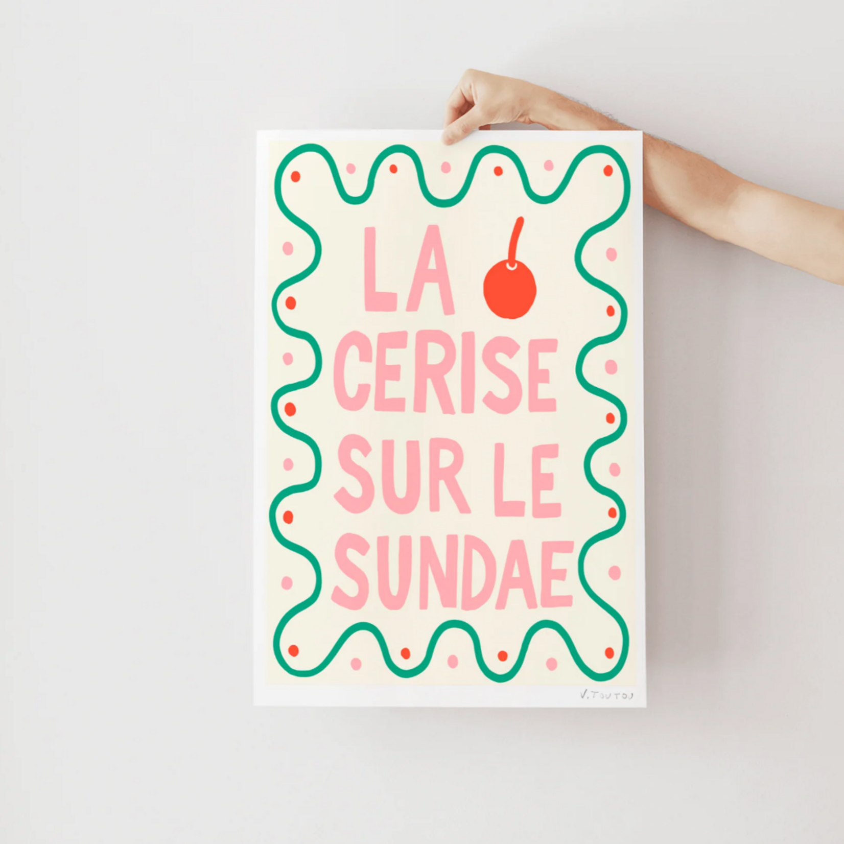 Affiche - Cerise sur le sundae